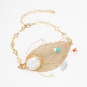 Natural Leaf Bracelet